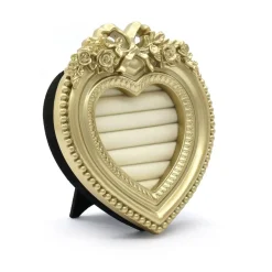 5" Gold Heart Frame Ring Display by Bead Landing™