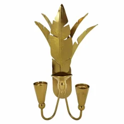 11.75" Gold Metal Candle Holder by Ashland®