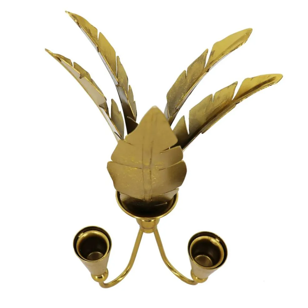 11.75" Gold Metal Candle Holder by Ashland®