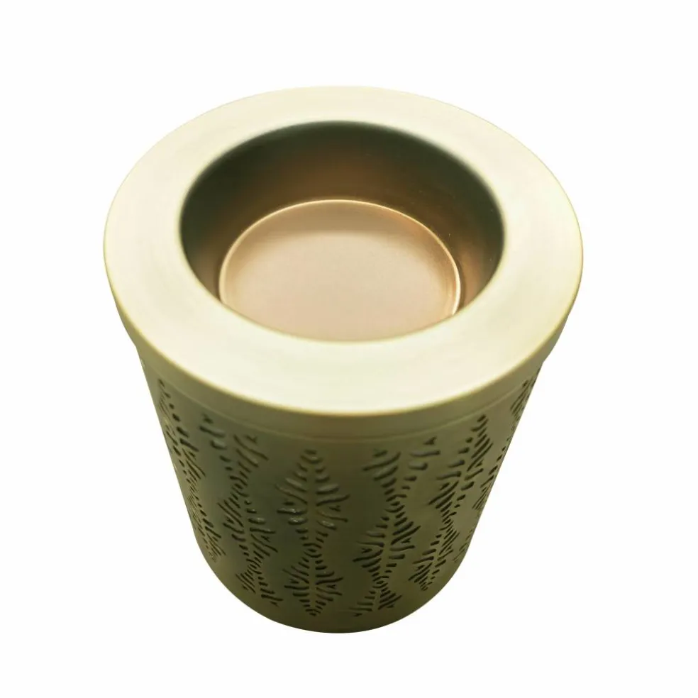 5" Gold Metallic Wax Warmer by Ashland®