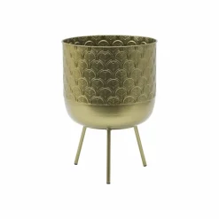 Gold Metal Planter with Legs by Ashland®