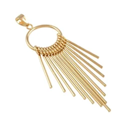 Gold Metal Tassel Pendant by Bead Landing™