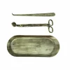Gold Metal Wick Dipper & Trimmer Set by Ashland®
