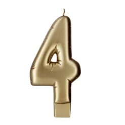 Gold Number Candle by Makery™