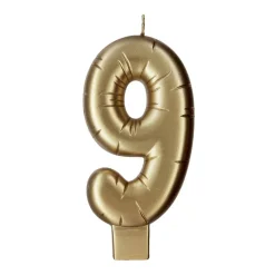 Gold Number Candle by Makery™