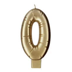 Gold Number Candle by Makery™