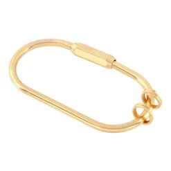 Gold Oval Clasp Charm Connector by Bead Landingâ„¢