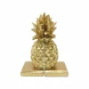 9.25" Gold Pineapple Book End Set by Ashland®