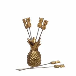 Gold Pineapple Pick Set by Ashland®