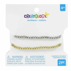 Gold & Silver Finish Ball Necklaces by Creatology™