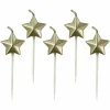 Gold Star Candles by Celebrate It™, 5ct.