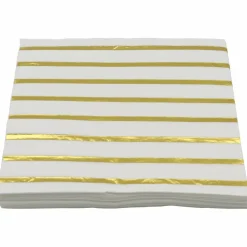Gold Stripes Lunch Napkins, 20ct. by Celebrate It™