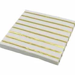 Gold Stripes Lunch Napkins, 20ct. by Celebrate It™