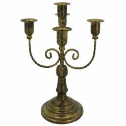 11.5" Gold Taper Candle Candelabra by Ashland®