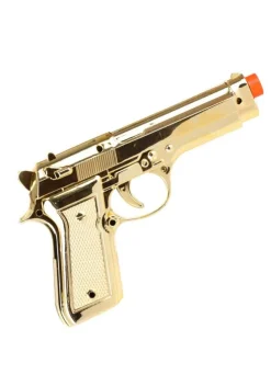 Gold Toy Gun Accessory