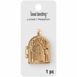 Gold Tree Arch Locket by Bead Landing™