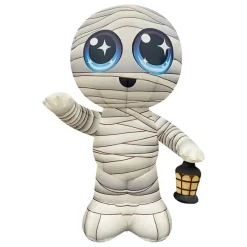 GOOSH 5.2FT Inflatable Cute Mummy with Lantern – Light-Up Halloween Yard Decoration