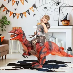 GOOSH Inflatable Dinosaur Halloween Costumes Kids and Adults for Halloween Party Cosplay