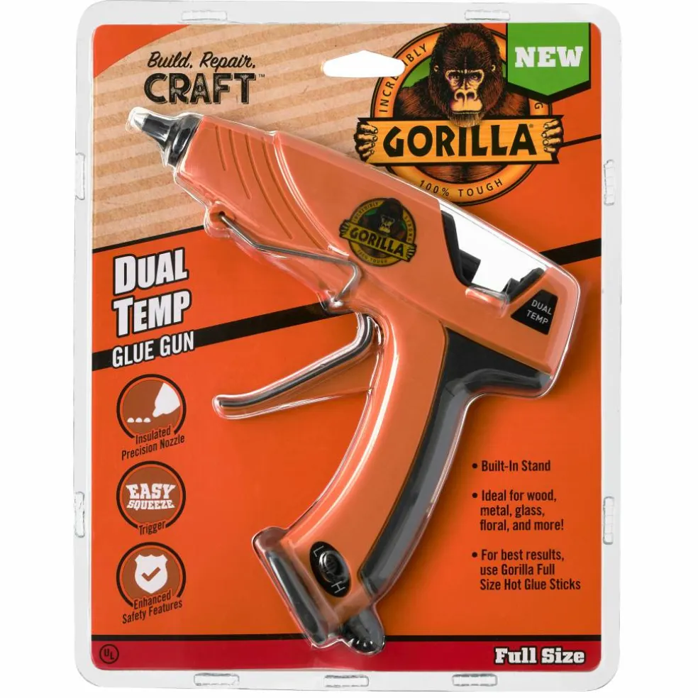 Gorilla® Dual Temp Full Size Hot Glue Gun