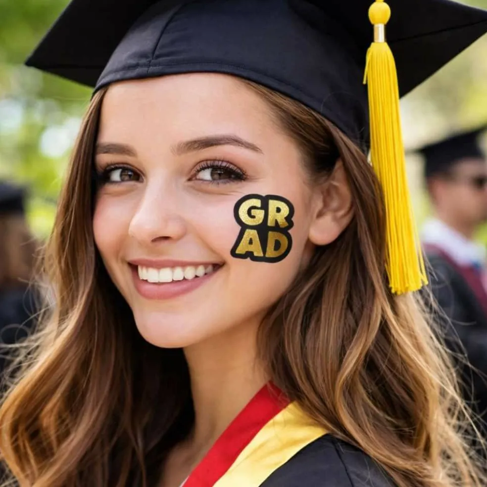 Graduation Temporary Tattoos, 23ct.
