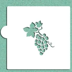 Grape Bunch Cookie & Craft Stencil | CM134 by Designer Stencils | Cookie Decorating Tools |