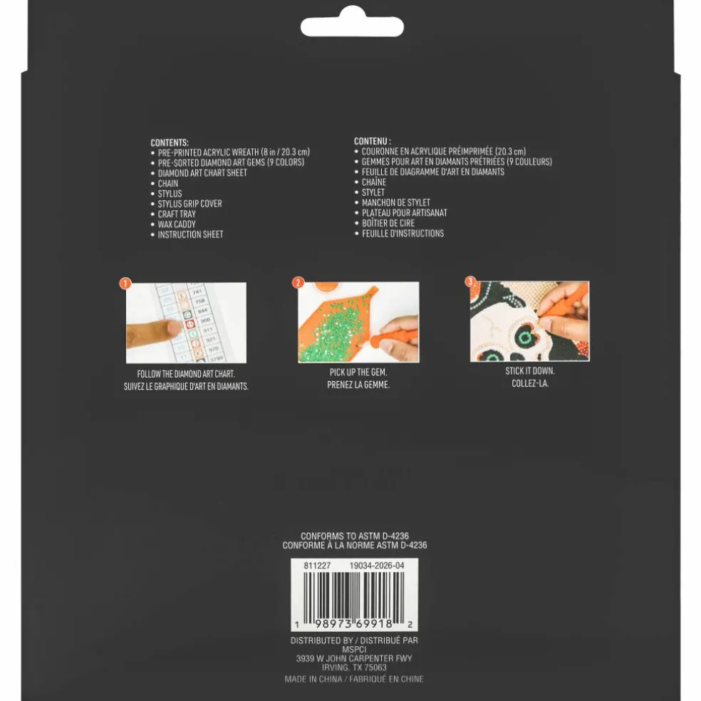 8" Graveyard Wreath Diamond Art Kit by Make Market®