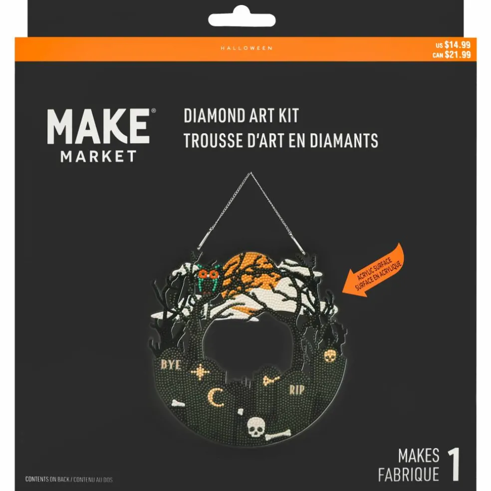 8" Graveyard Wreath Diamond Art Kit by Make Market®