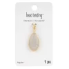 Gray Agate Teardrop Pendant by Bead Landing™