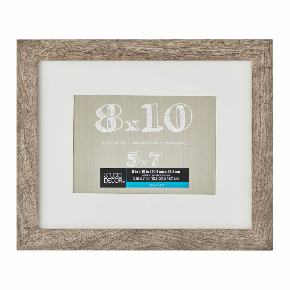 Gray Belmont Frame with Mat by Studio Décor®