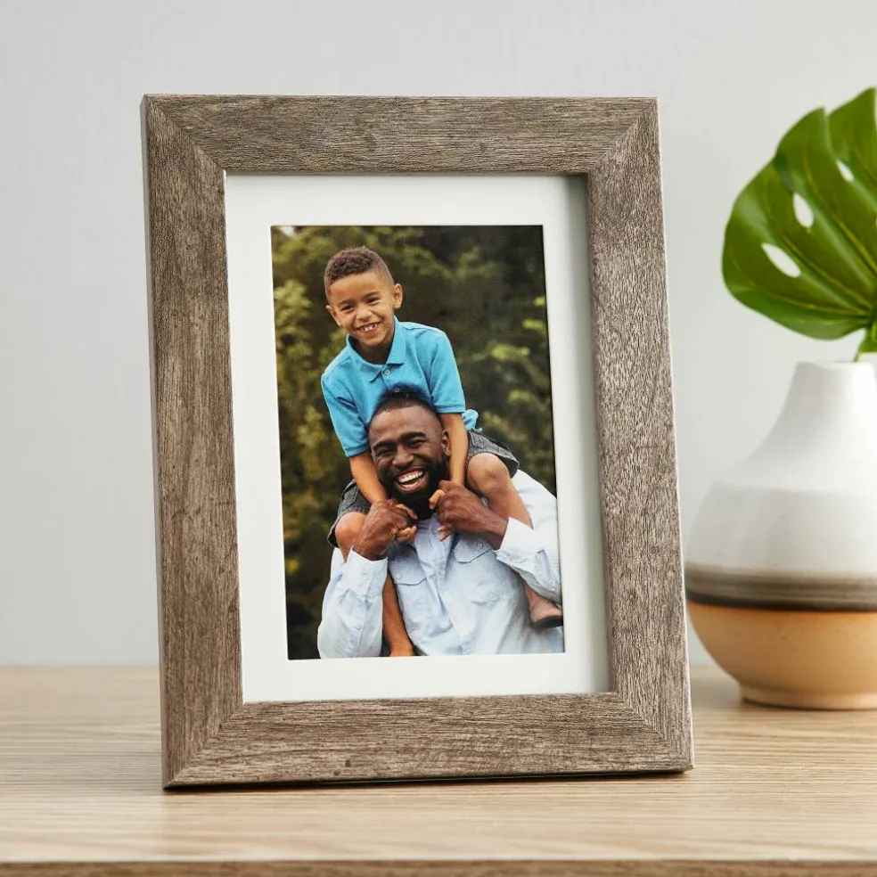 Gray Belmont Frame with Mat by Studio Décor®