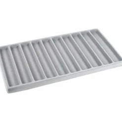 1 Gray 10 Compartment Bracelet Display Jewelry Tray Insert