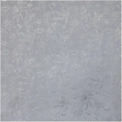 Gray Floral Paper by Recollections™, 12" x 12"