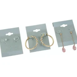 100 Gray Hanging Earring Cards 2 Inch Jewelry Display