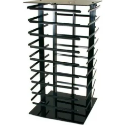 200 Gray Hanging Earring Cards Revolving Rotating Display Stand