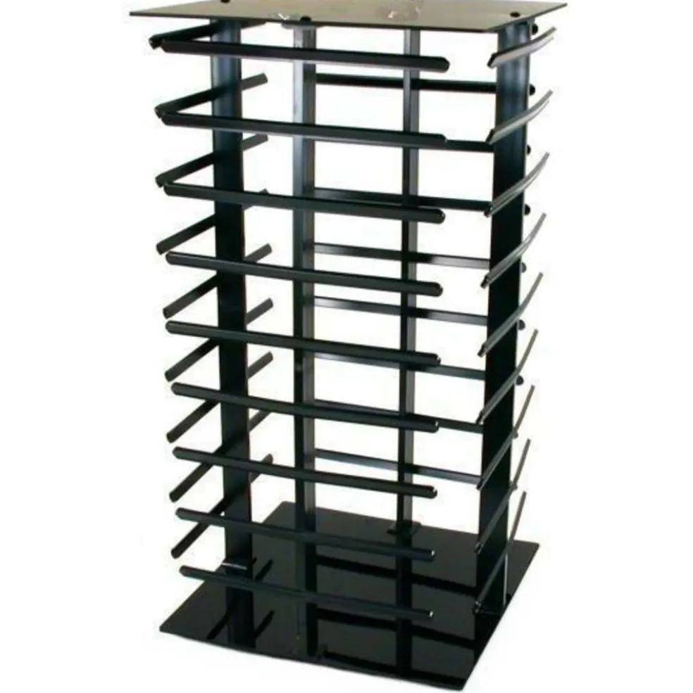 200 Gray Hanging Earring Cards Revolving Rotating Display Stand
