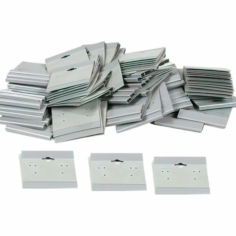 200 Gray Hanging Earring Cards Revolving Rotating Display Stand