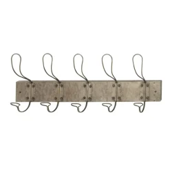 Gray Metal Vintage Wall Hook, 11