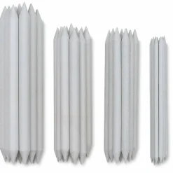 Gray Paper Stumps - Set of 48