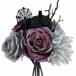 12" Gray Rose & Dahlia Mix Bouquet by Ashland®