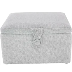 Gray Square Sewing Basket by Loops & Threads®