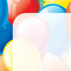 Great Papers! Balloon Border Stationery Letterhead, Invitations and Announcements, Printer Friendly, 8.5"x11", 80 Pack