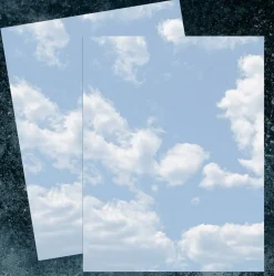 Great Papers! Clouds Stationery Letterhead, Invitations and Announcements, Printer Friendly, 8.5"x11", 80 Pack