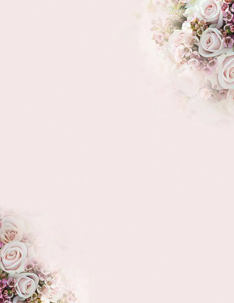 Great Papers! Elegant Florals Letterhead, for Invitations, Announcements and Personal Messages, Printer Friendly 8.5" x 11", 50 Pack