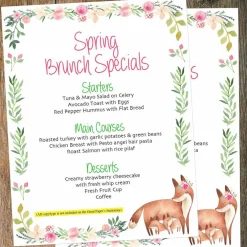 Great Papers! Fancy Foxes Stationery Letterhead, Invitations, Announcements and Personal Mesages, Printer Friendly, 8.5"x11", 50 Pack