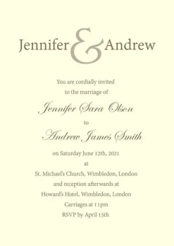 Great Papers! Flat Card Invitation and Envelopes, Ivory, 5.5" x 7.75", Printer Compatible, 100 Invitations/100 Envelopes