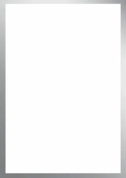 Great Papers! Flat Card Invitation and Envelopes, Metallic Silver Border, 5.5" x 7.75", Printer Compatible, 20 Invitations/20 Envelopes