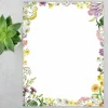 Great Papers! Flower Meadows Stationery Letterhead, 8.5" x 11", Inkjet and Laser Printer Compatible, 80 count