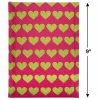 Great Papers! Mailer, Bubble, Pink with Gold Hearts, Poly Tear and Moisture Resistant, 6" x 9", 25 count