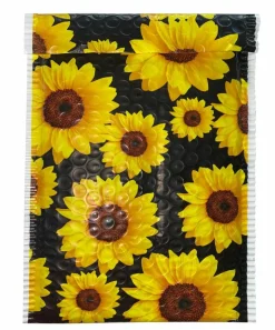 Great Papers! Mailer, Bubble, Sunflowers, Poly Tear and Moisture Resistant, 6