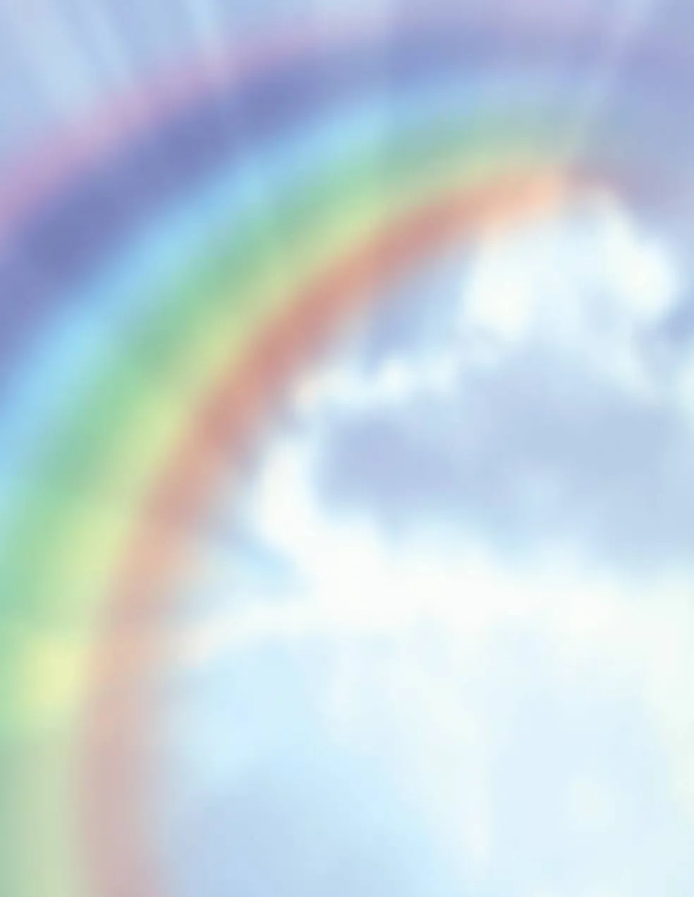 Great Papers! Rainbow Bright Stationery Letterhead, Invitations and Announcements, Printer Friendly, 8.5"x11", 80 Pack